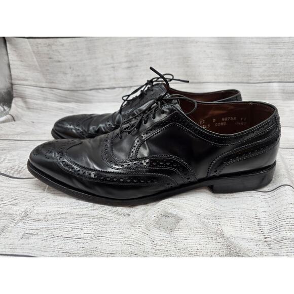 Allen Edmonds McAllister Men\'s Black Oxford Shoes 12 D main image 7